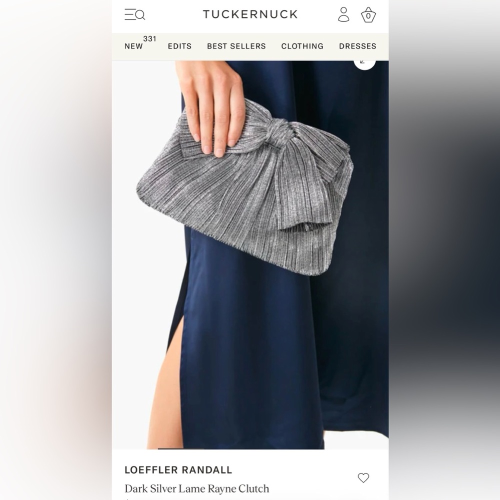 Loeffler Randall Metallic Dark Silver